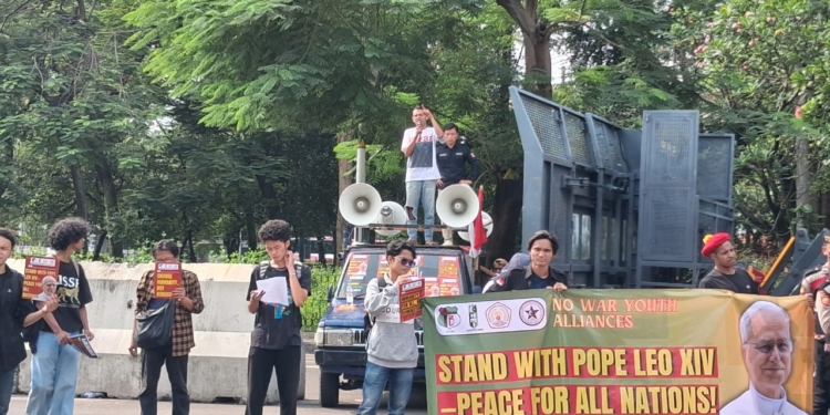 Kelompok Pemuda di Jakarta Dukung Paus Leo XIV Hadapi Rezim Perang Donald Trump